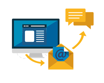 Implémentation de services SMS par le biais de fonctions de courrier électronique existantes